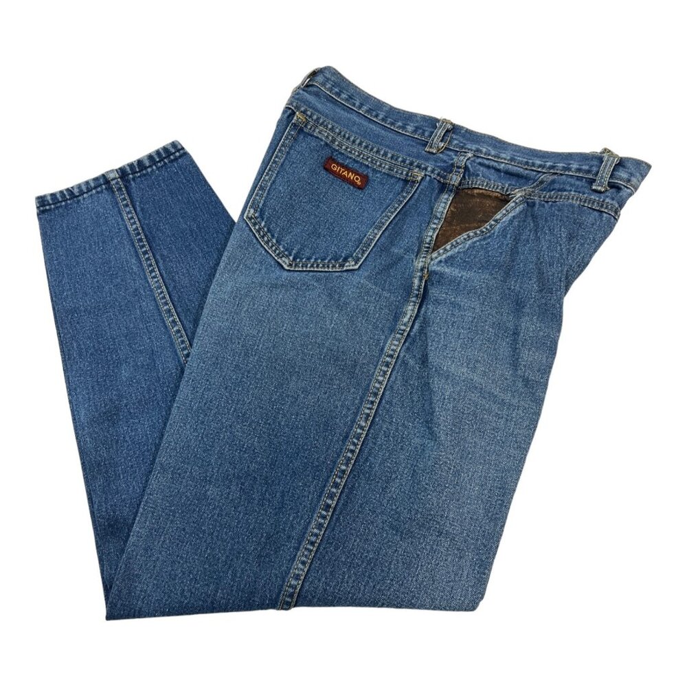 Vintage Gitano Jeans Womens 14 Relaxed Fit Tapered Mom Jean Denim Retro 90s‎